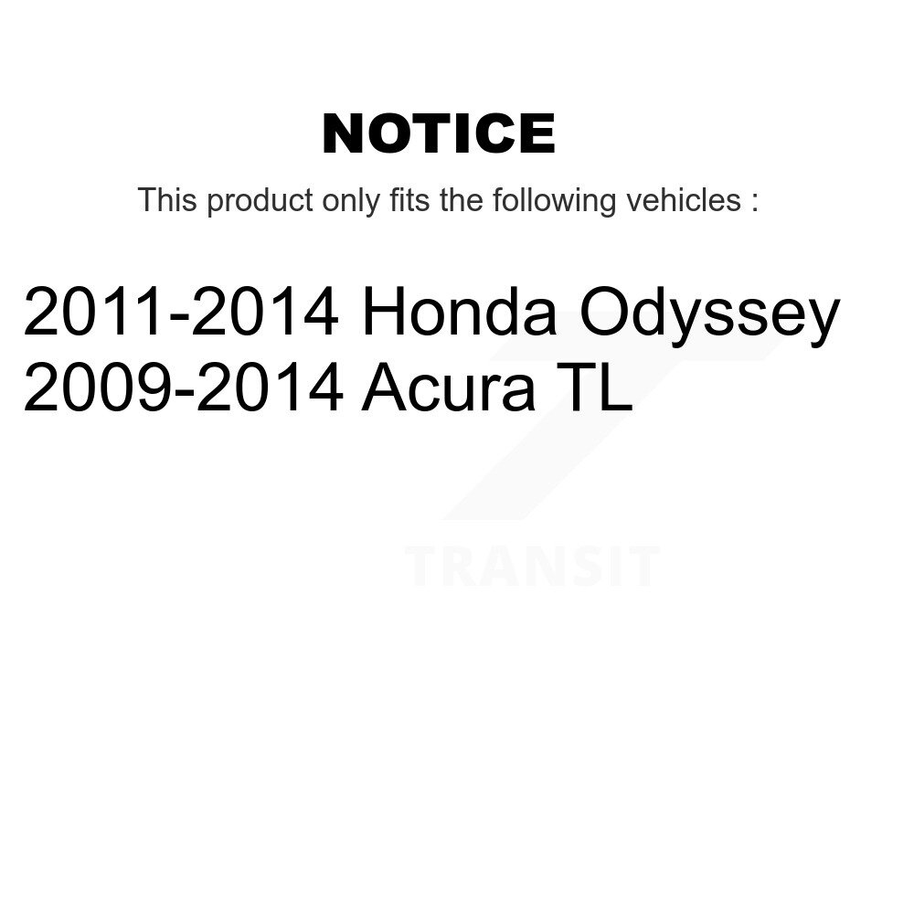 [Front] Rotor de frein à disque avant pour Honda Odyssey Acura TL GCR-980738