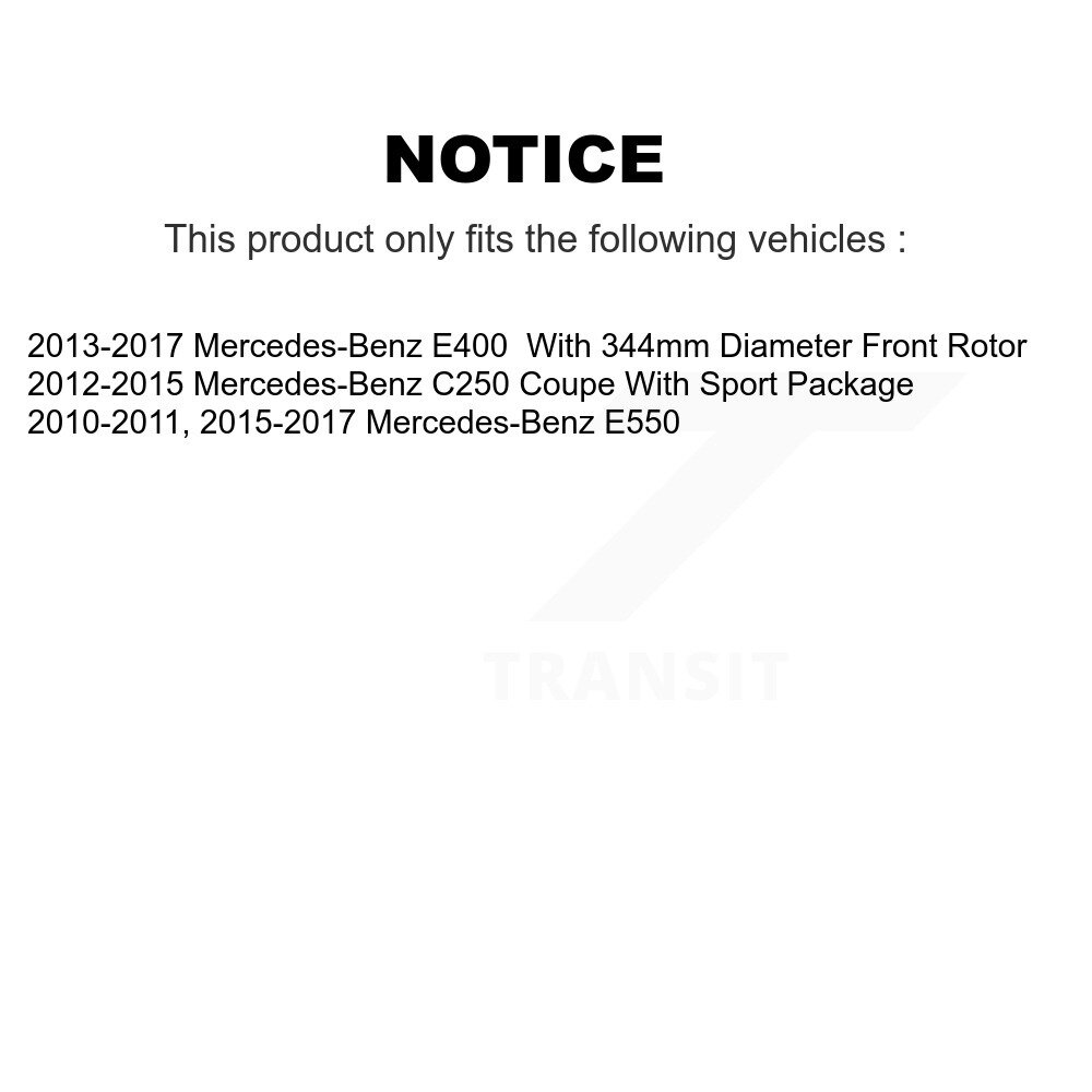 [Front] Rotor de frein à disque avant pour Mercedes-Benz C250 E400 E550 GCR-980818