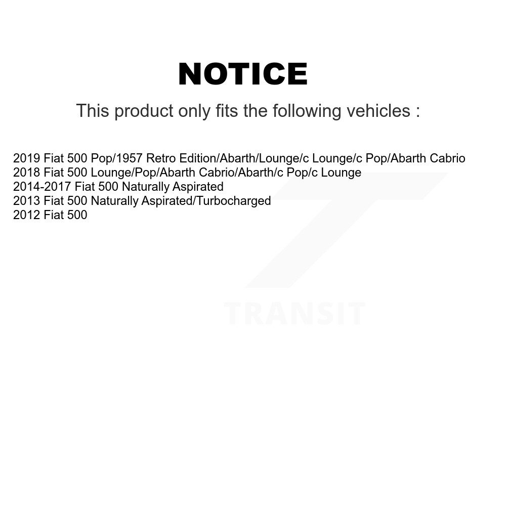 [Arrière] Rotor de frein à disque arrière pour Fiat 500 GCR-980949