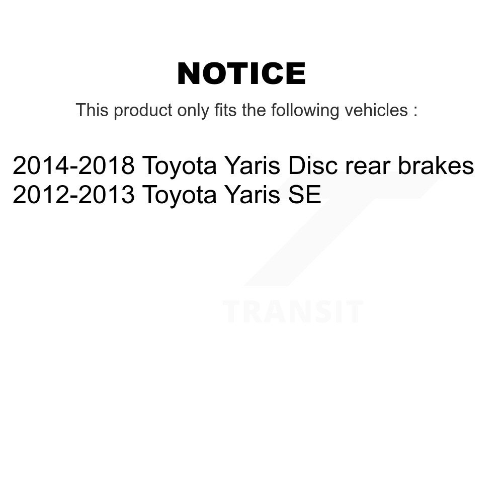 [Front] Rotor de frein à disque avant pour Toyota Yaris GCR-980987