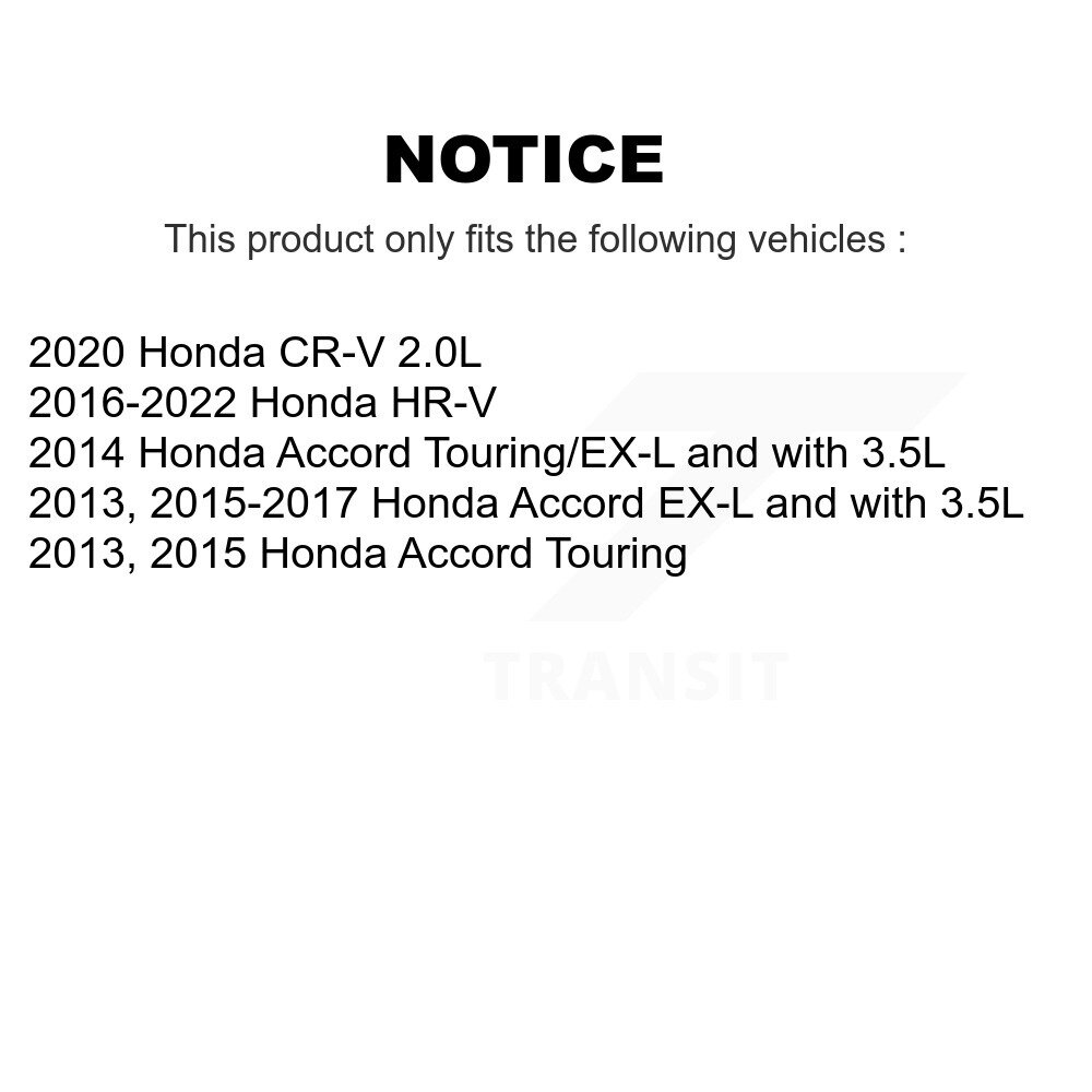 [Front] Rotor de frein à disque avant pour Honda HR-V Accord CR-V GCR-981037