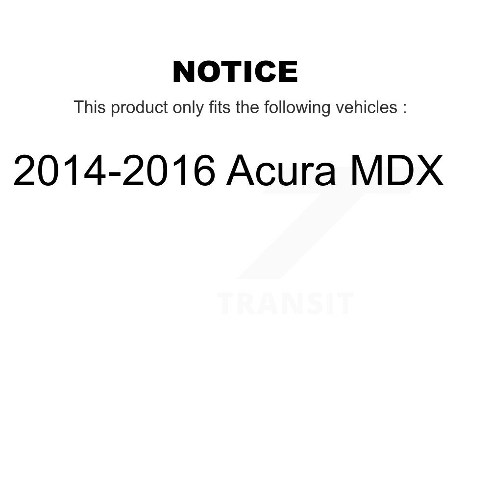 [Arrière] Rotor de frein à disque arrière pour 2014-2016 Acura MDX GCR-981064
