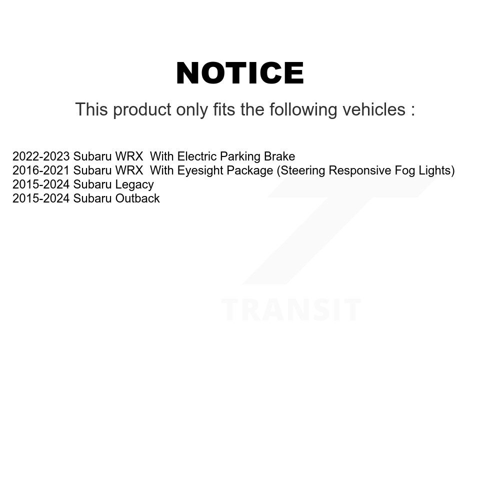 [Arrière] Rotor de frein à disque arrière pour sortie Subaru WRX Legacy GCR-981956