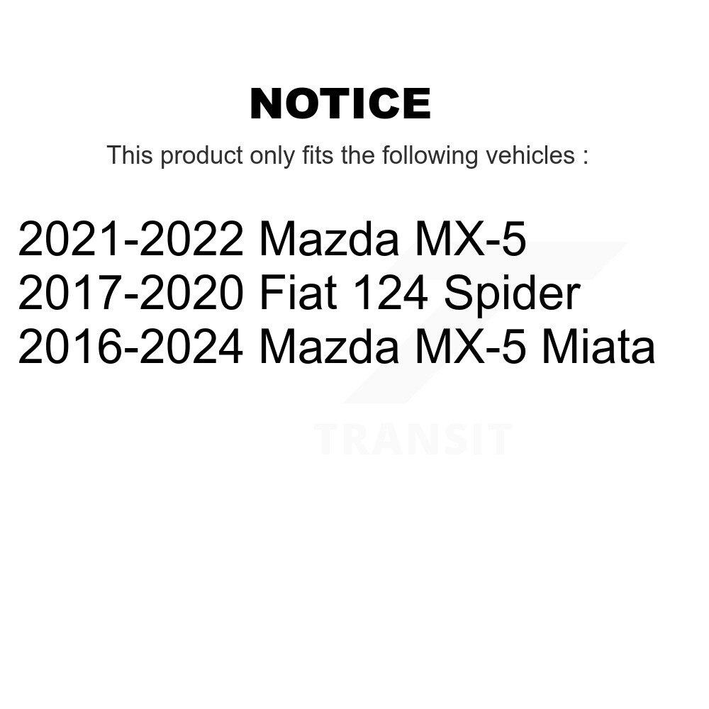 [Arrière] Rotor de frein à disque arrière pour Mazda MX-5 Miata Fiat 124 Spider GCR-981990