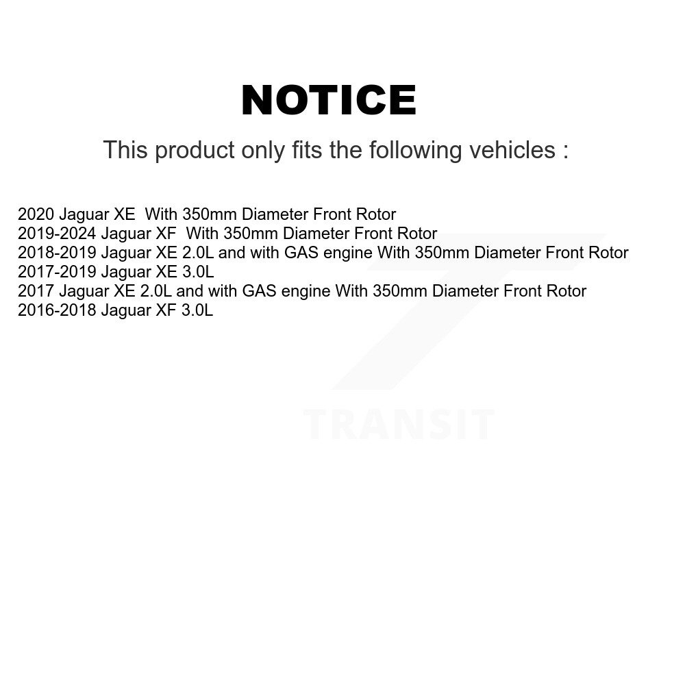 [Front] Rotor de frein à disque avant pour Jaguar XE XF GCR-982010