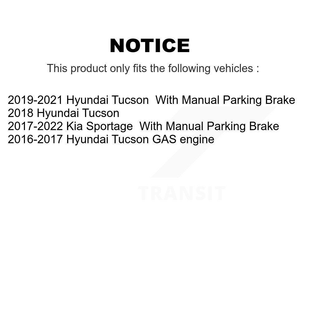 [Arrière] Rotor de frein à disque arrière pour Hyundai Tucson Kia Sportage GCR-982104