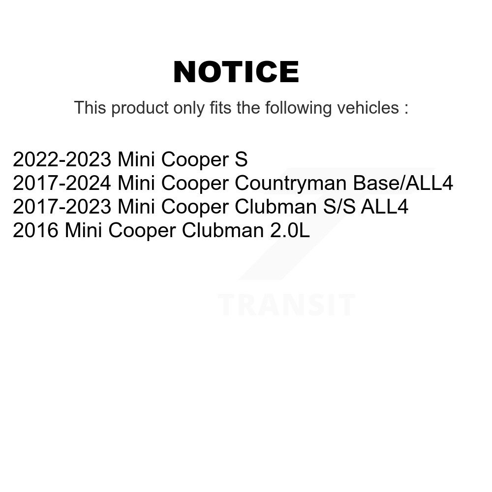[Front] Rotor de frein à disque avant pour Mini Cooper Countryman Clubman GCR-982126