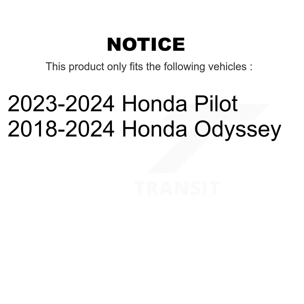 [Arrière] Rotor de frein arrière pour Honda Odyssey Pilot GCR-982311