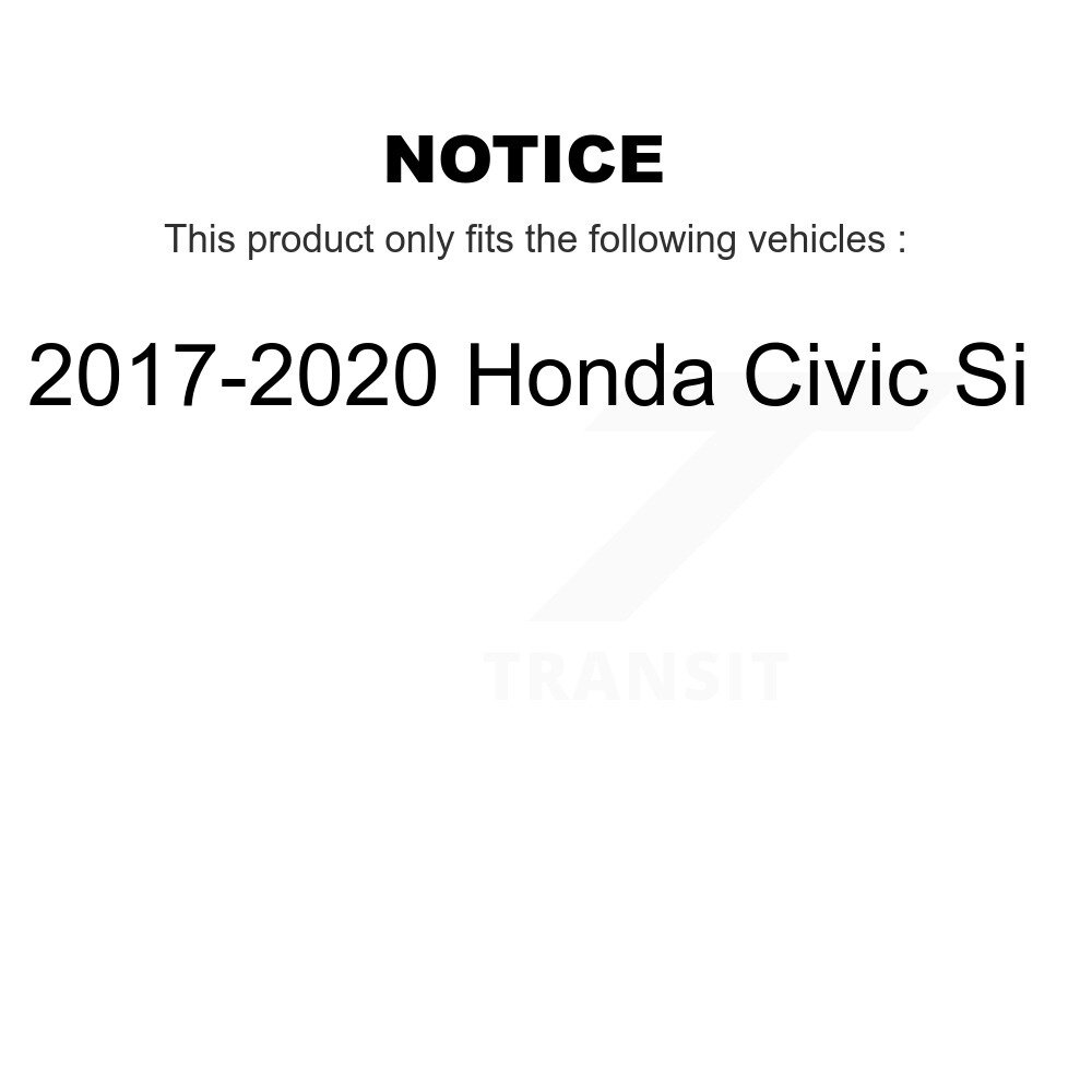 [Arrière] Rotor de frein à disque arrière pour 2017-2020 Honda Civique Si GCR-982354