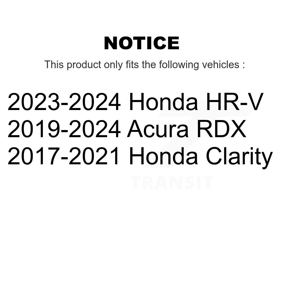 [Arrière] Rotor de frein à disque arrière pour Acura RDX Honda HR-V Clarity GCR-982434