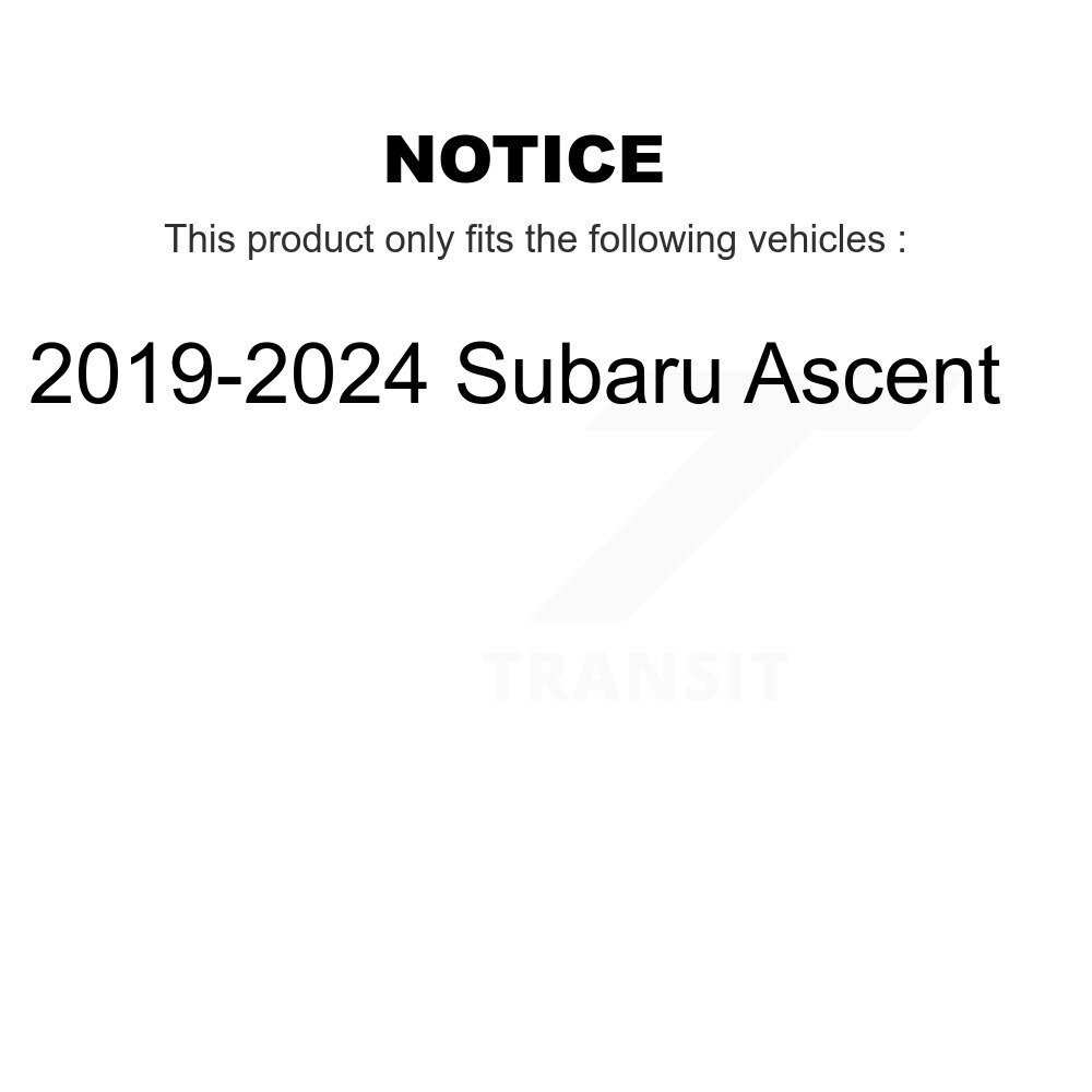 [Arrière] Rotor de frein à disque arrière pour 2019-2024 Subaru Ascent GCR-982543