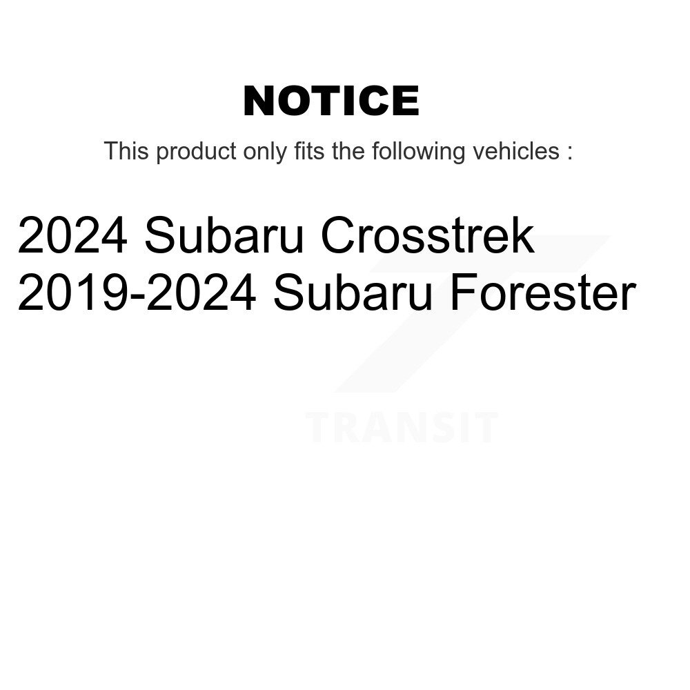[Arrière] Rotor de frein à disque arrière pour Subaru Forester Crosstrek GCR-982566