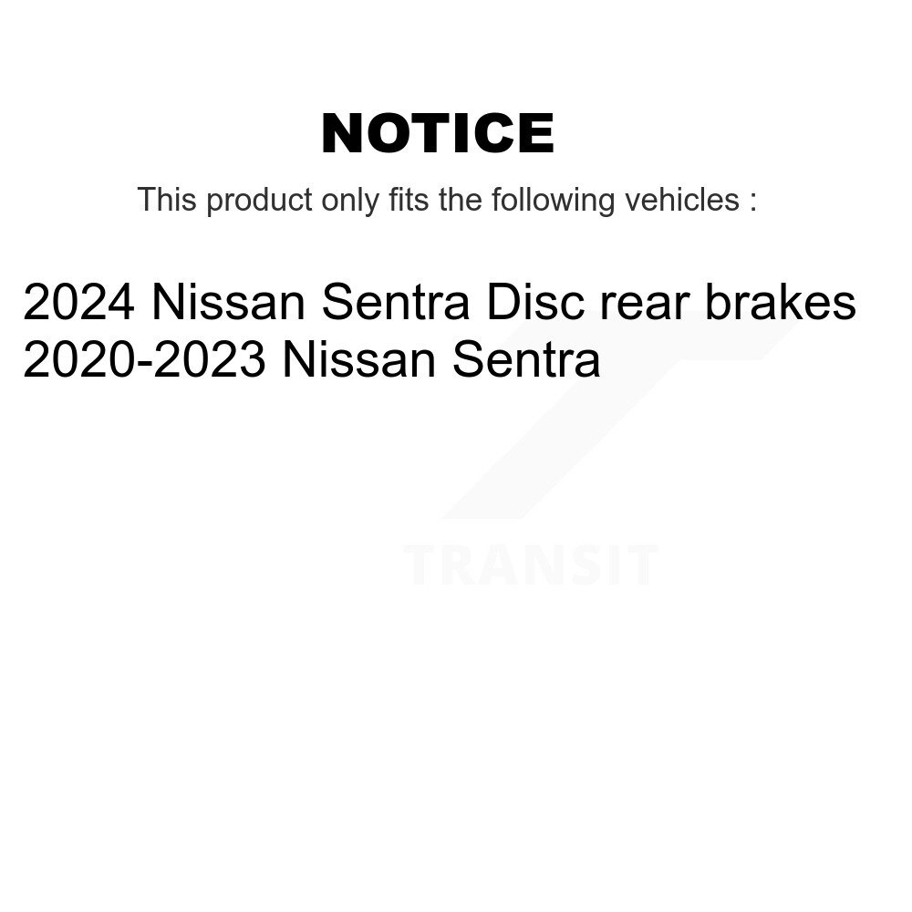 [Arrière] Rotor de frein arrière pour Nissan Sentra 2020-2023 GCR-982718