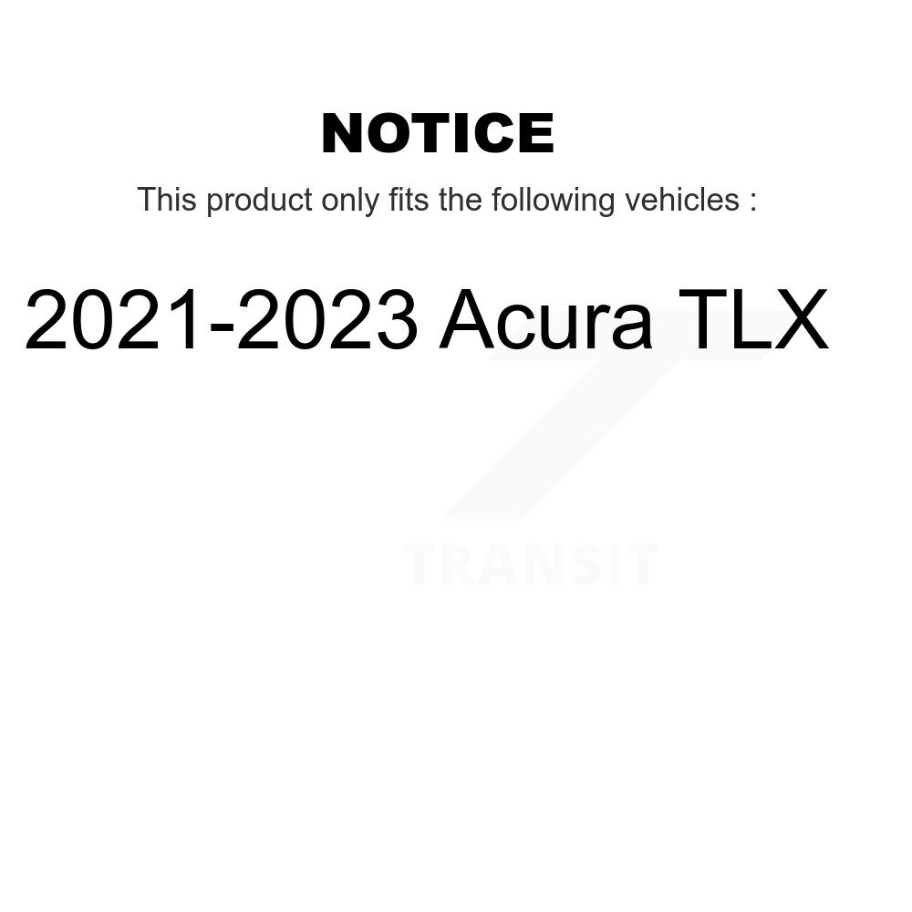 [Arrière] Rotor de frein arrière pour 2021-2023 Acura TLX GCR-982749