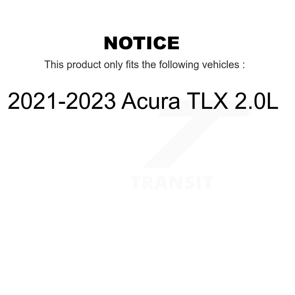 [Front] Rotor de frein à disque avant pour 2021-2023 Acura TLX 2.0L GCR-982753