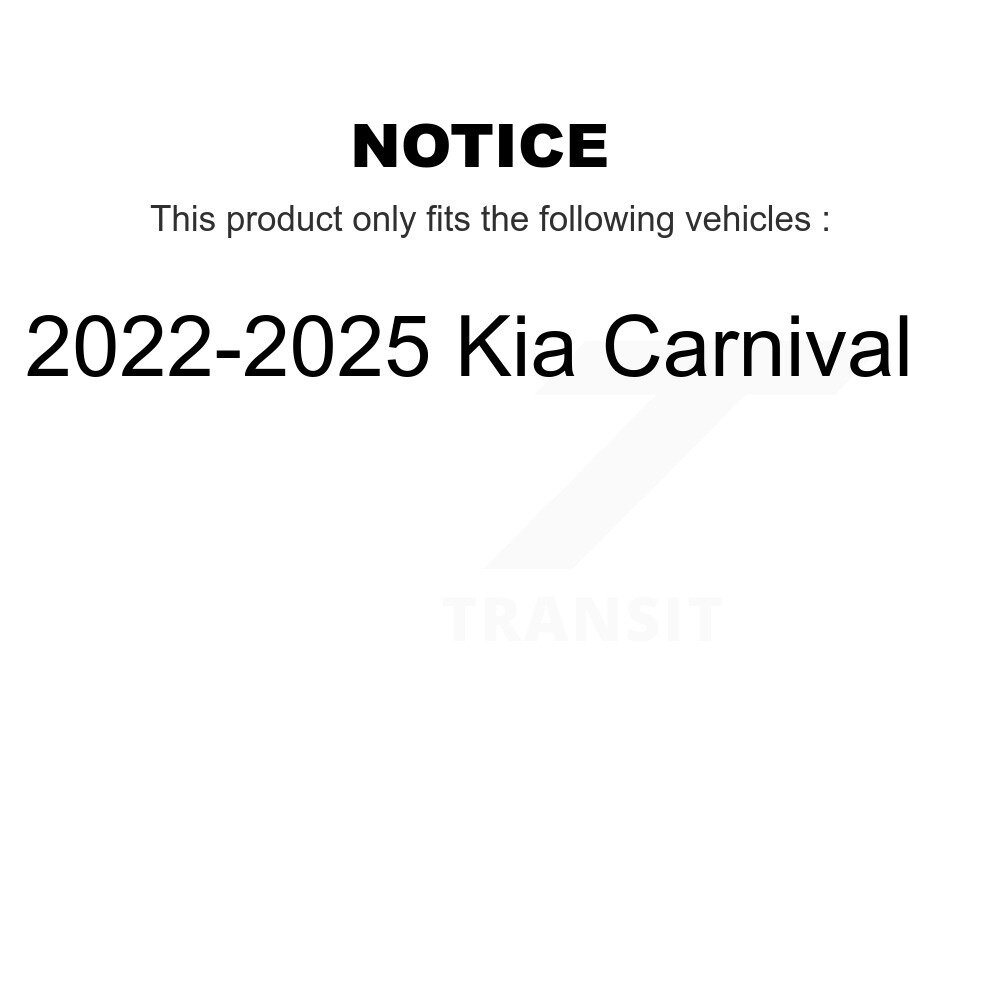 [Front] Rotor de frein à disque avant pour 2022-2023 Carnaval de Kia GCR-982818