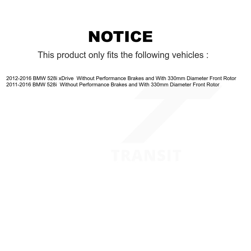 [Front] Rotor de frein à disque avant pour BMW 528i xDrive GCR-G8134