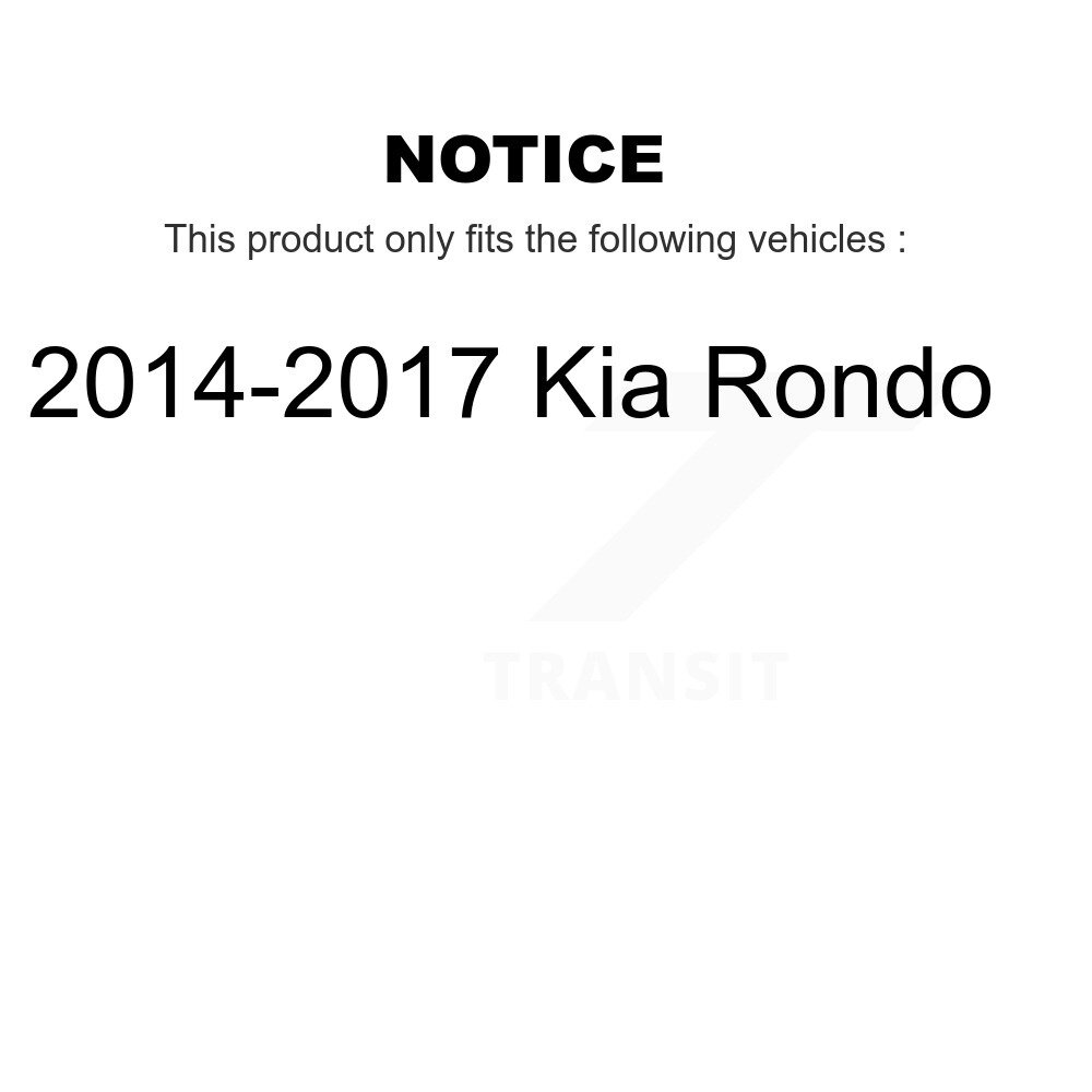 [Arrière] Rotor de frein à disque arrière pour 2014-2017 Kia Rondo GCR-G8154
