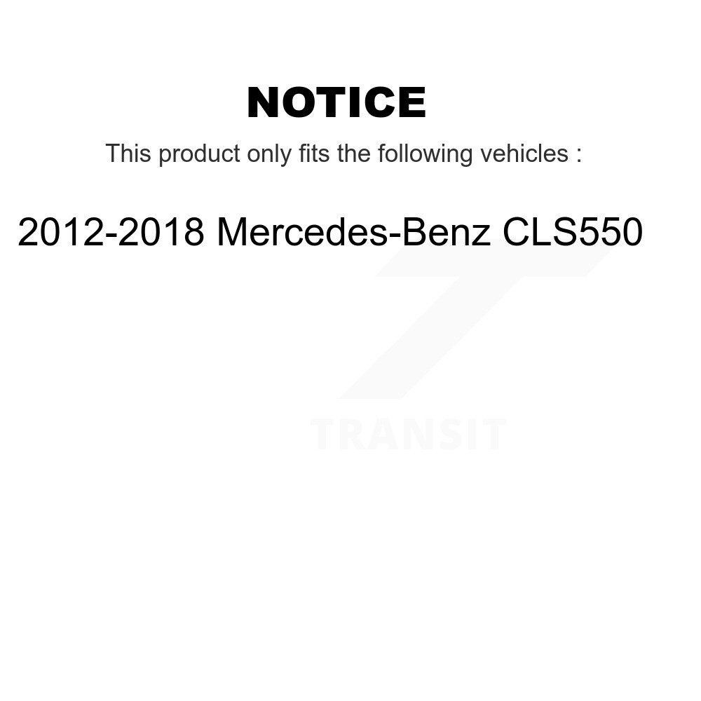 [Front] Rotor de frein à disque avant pour 2012-2018 Mercedes-Benz CLS550 GCR-G8253OE