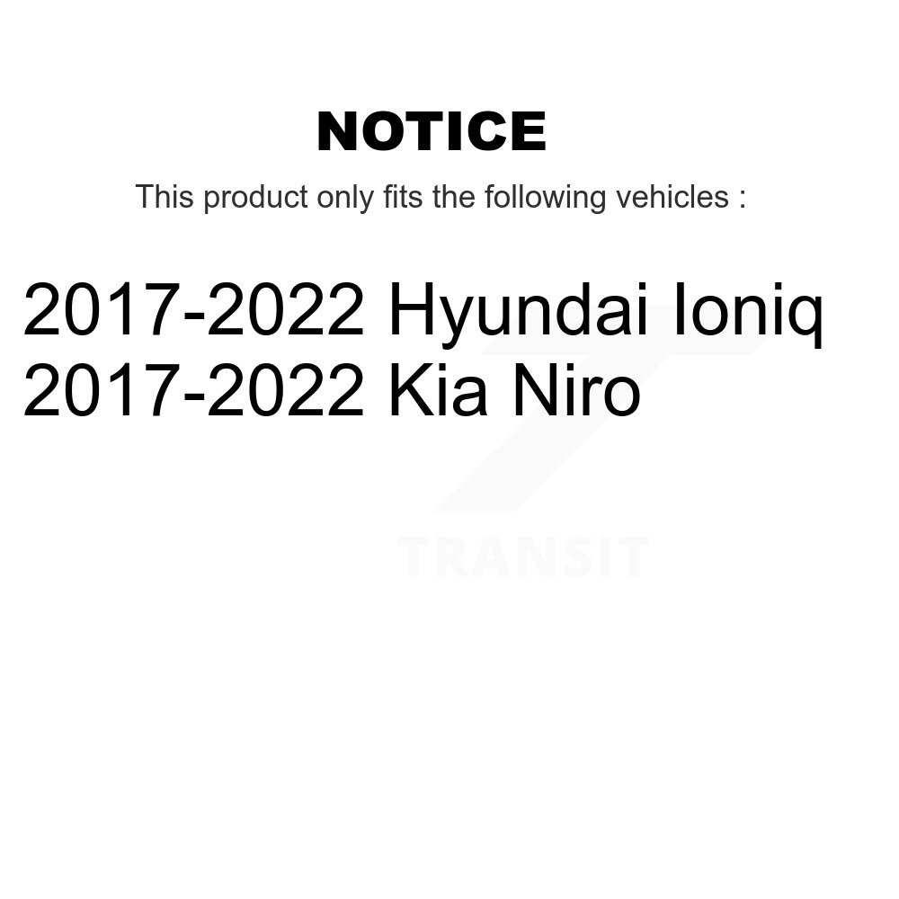 [Front] Rotor de frein à disque avant pour 2017-2022 Hyundai Ioniq Kia Niro GCR-G8325
