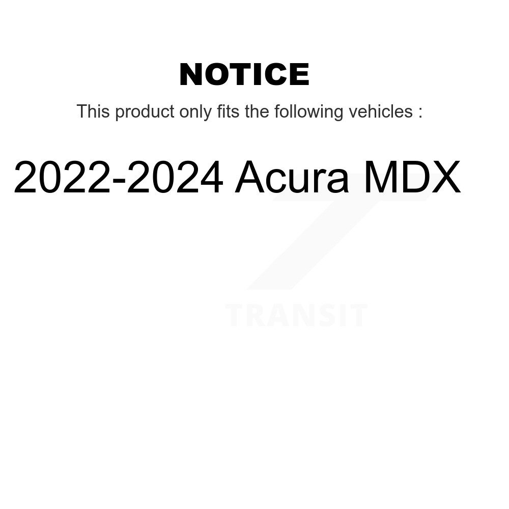 [Arrière] Rotor de frein à disque arrière pour 2022-2024 Acura MDX GCR-G8461
