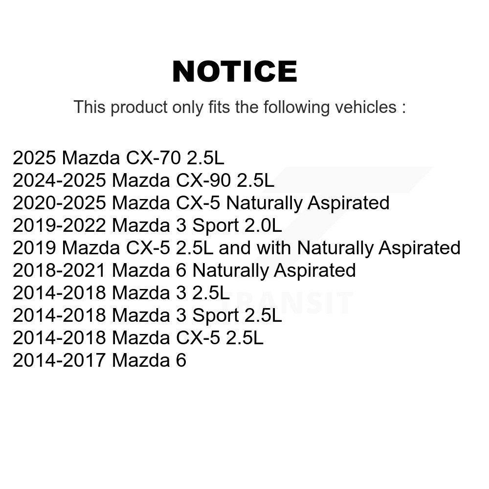 [Pompe à eau] Ceinture de sérépentine pour Mazda CX-5 3 CX-30 Sport 6 KBR-3PK814EE