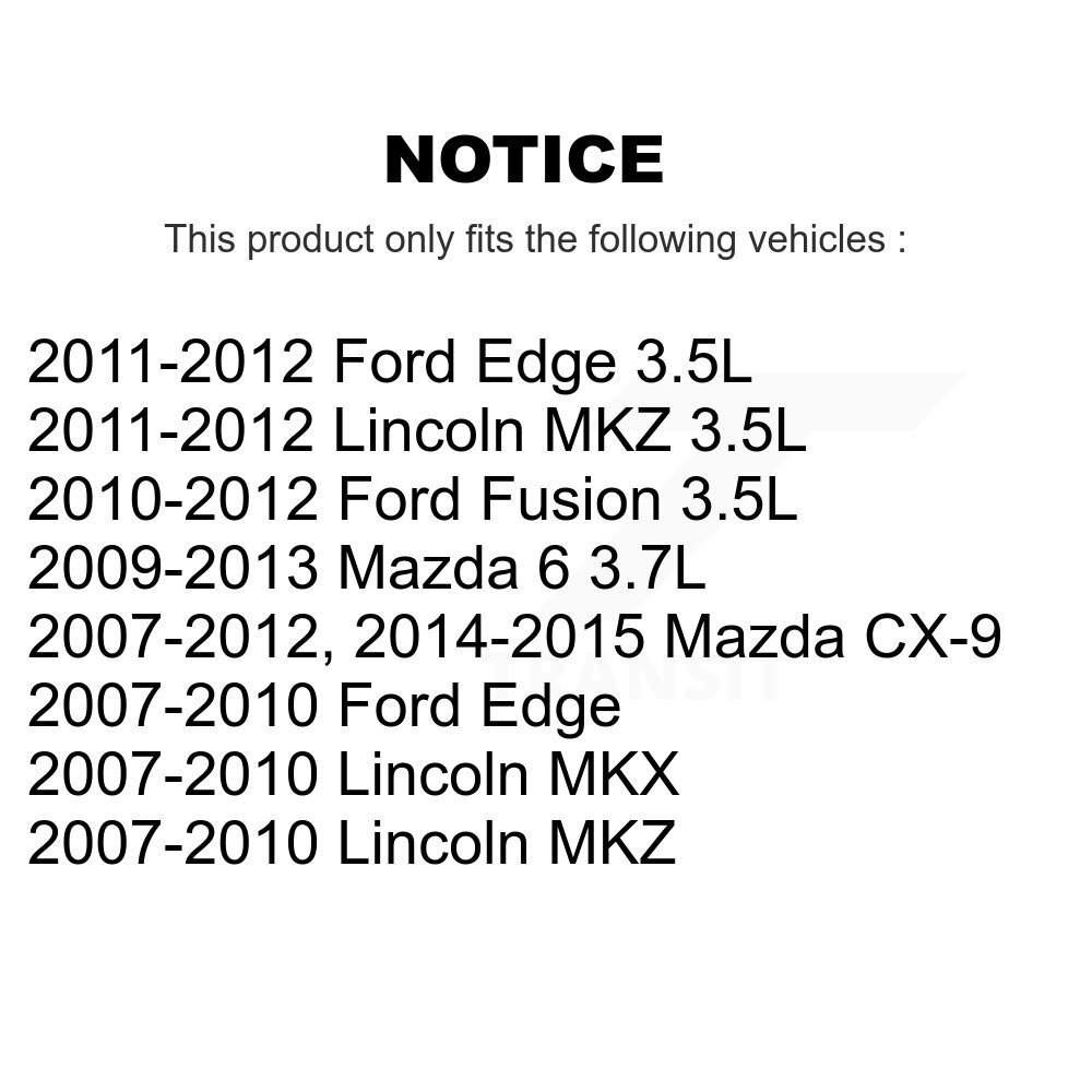 [Direction assistée] Courroie Serpentine de direction assistée pour Ford Edge Fusion Mazda 6 Lincoln CX-9 MKX MKZ