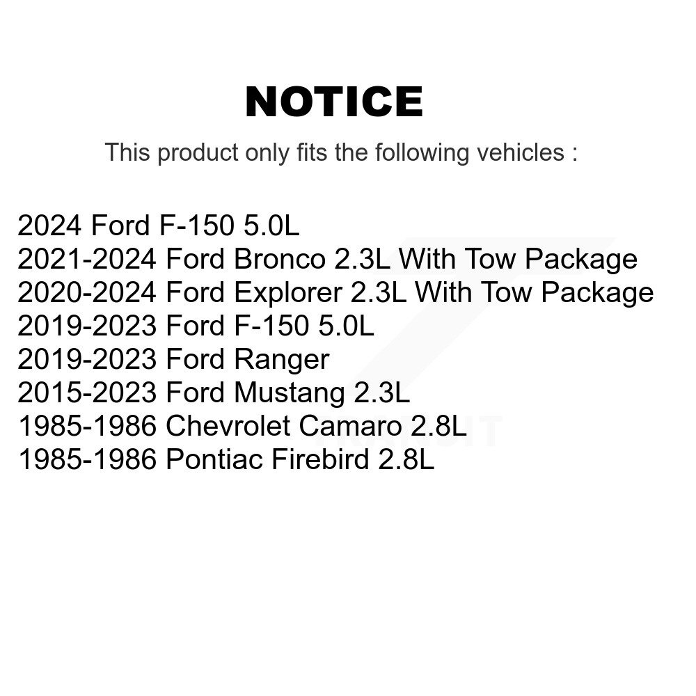 [Climatisation et tendeur] Ceinture de sérépentine pour Ford F-150 Mustang Ranger Chevrolet Camaro Pontiac Firebird