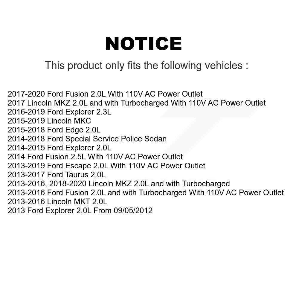 [Entraînement principal] Main Drive Serpentine Ceinture pour Ford Escape Fusion Explorer Edge Lincoln MKC MKZ