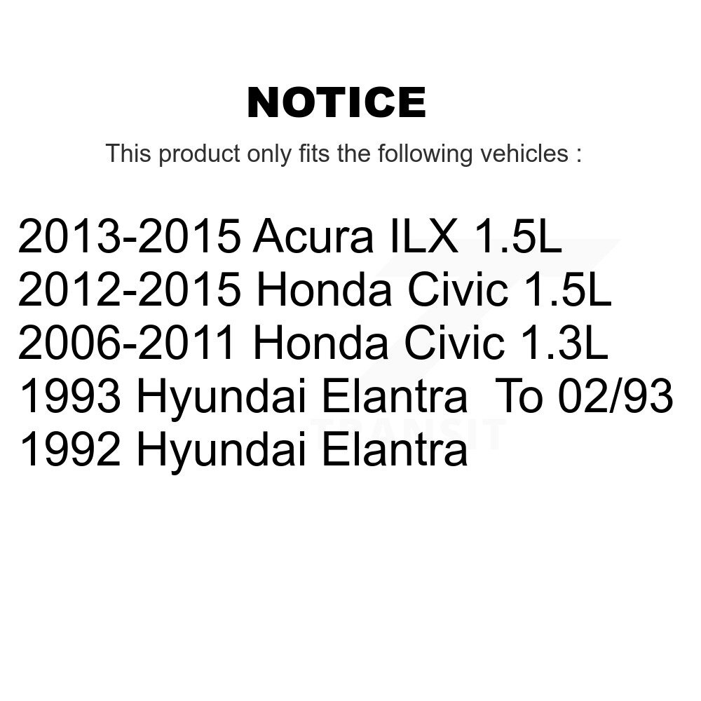 [Entraînement principal] Courroie Serpentine Pour Honda Civic Acura ILX Hyundai Elantra KBR-5040630