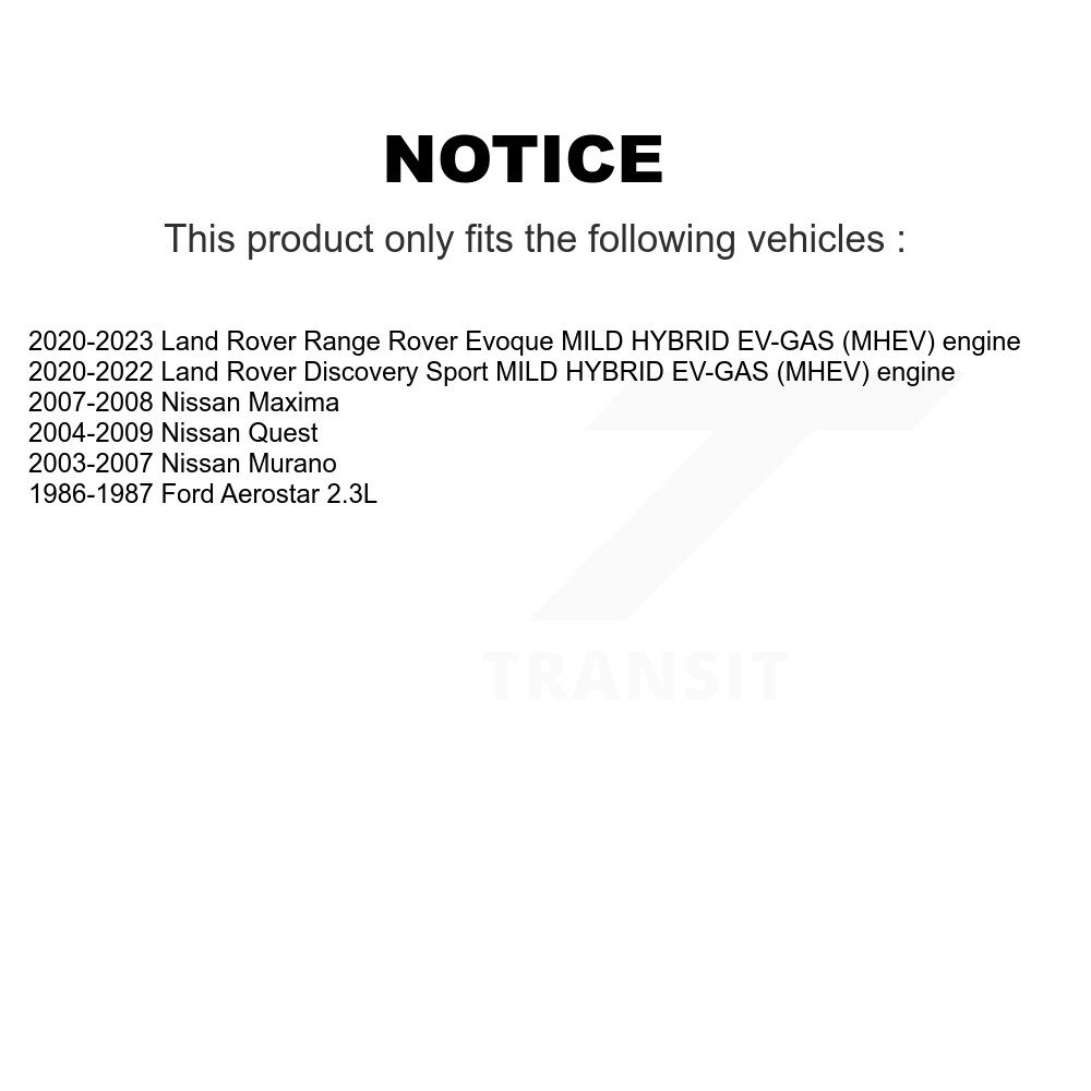 [Climatisation, alternateur et roue libre] Ceinture de sérépentine pour Nissan Murano Quest Maxima Ford Aerostar KBR-5060418