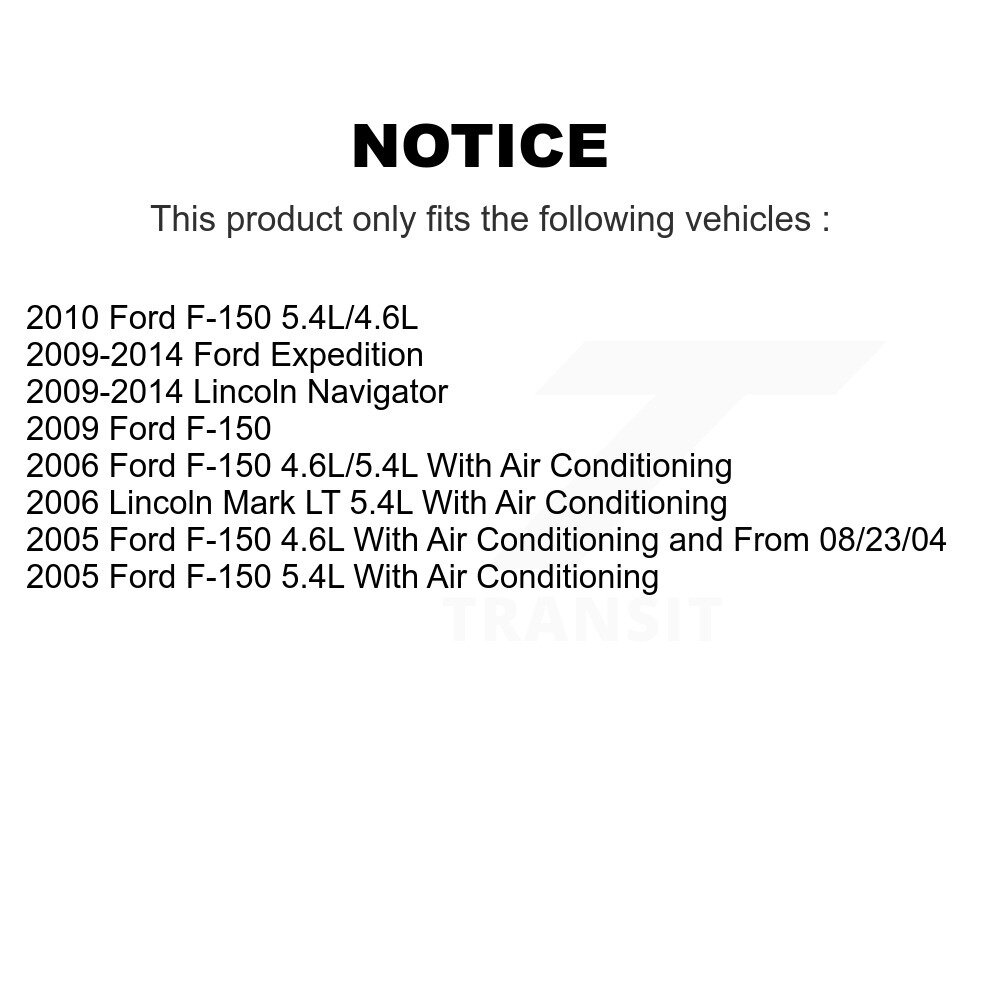 [Entraînement principal] Serpentine Ceinture pour Ford F-150 Expédition Lincoln Navigator