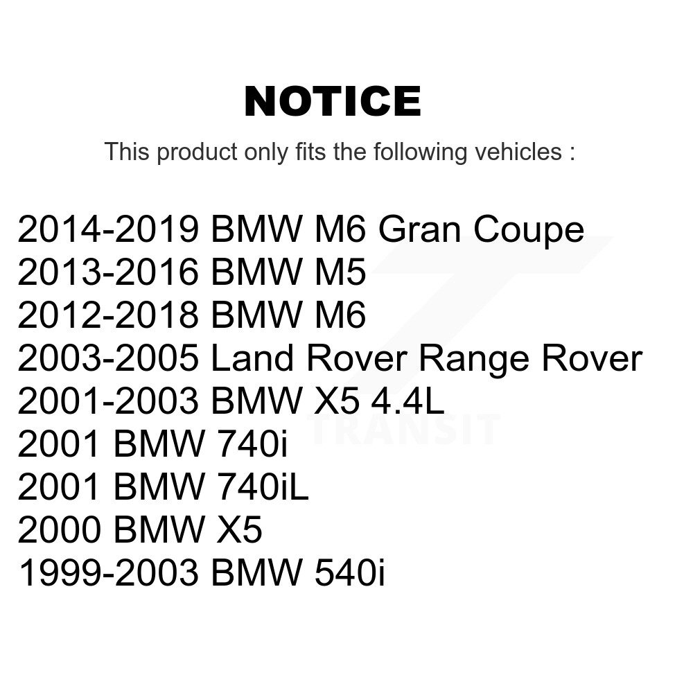 [Entraînement principal] Ceinture de sérépentine pour BMW X5 540i M5 Land Rover Range M6 740i Grande Coupe 740iL