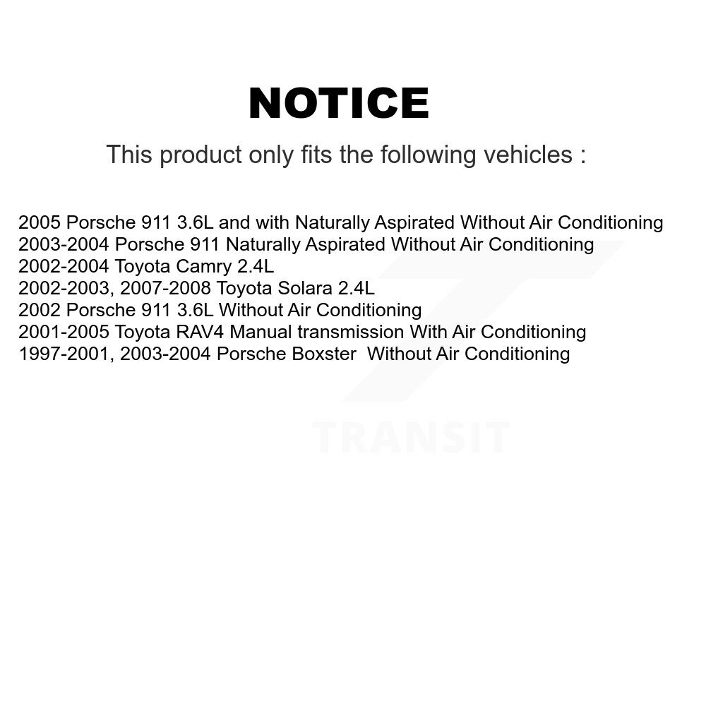 [Entraînement principal] Ceinture Serpentine pour Toyota Camry RAV4 Porsche Boxster 911 Solara