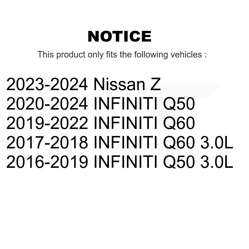 [Entraînement principal] Ceinture de sérépentine d'entraînement principal pour INFINITI Q50 Q60 Nissan Z KBR-A060767