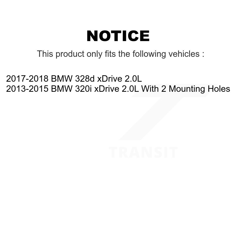 Front Rear Ceramic Brake Pad Wear Sensor Kit (5Pc) For BMW 320i xDrive 328d 2.0L - Picture 2 of 12