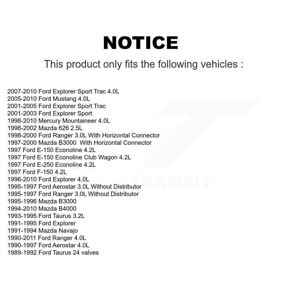 [N/A] Bobine d'allumage pour Ford Ranger Mustang Explorer Sport Trac Mazda B4000 F-150 626