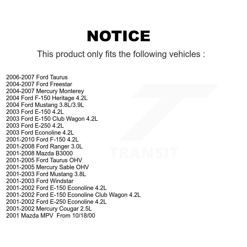 [N/A] Bobine d'allumage pour Ford F-150 Ranger Mustang Taurus Freestar Mazda Windstar B3000