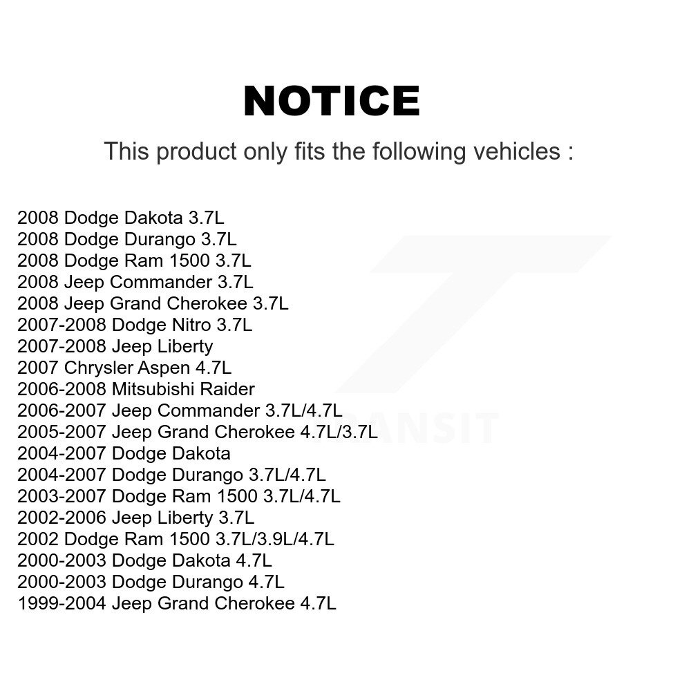 [N/A] Coil d'allumage pour Dodge Ram 1500 Jeep Dakota Liberté Grand Cherokee Nitro Aspen