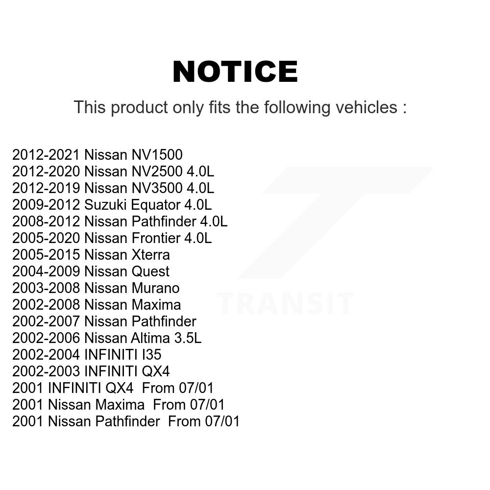 [N/A] Bobine d'allumage pour Nissan Frontier Pathfinder Altima Xterra Murano Maxima NV2500