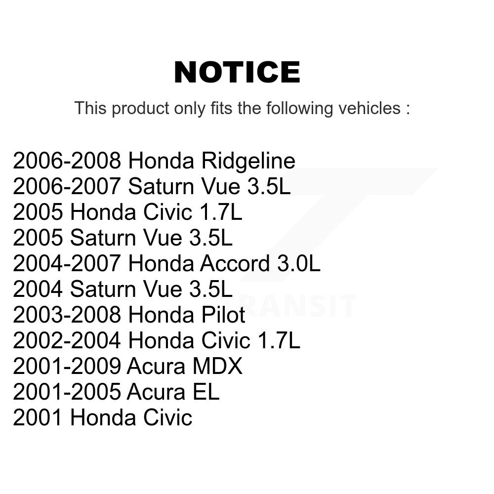 [N/A] Bobine d'allumage pour Honda Civic Accord Acura MDX Pilot Ridgeline EL Saturne Vue