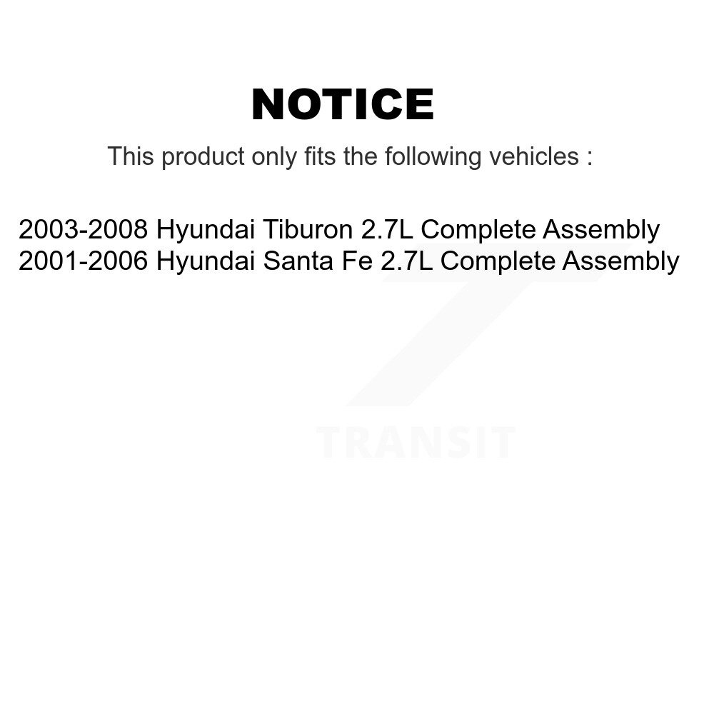 [N/A] Coil d'allumage pour Hyundai Santa Fe Tiburon Assemblage complet 2.7L MPS-MF425