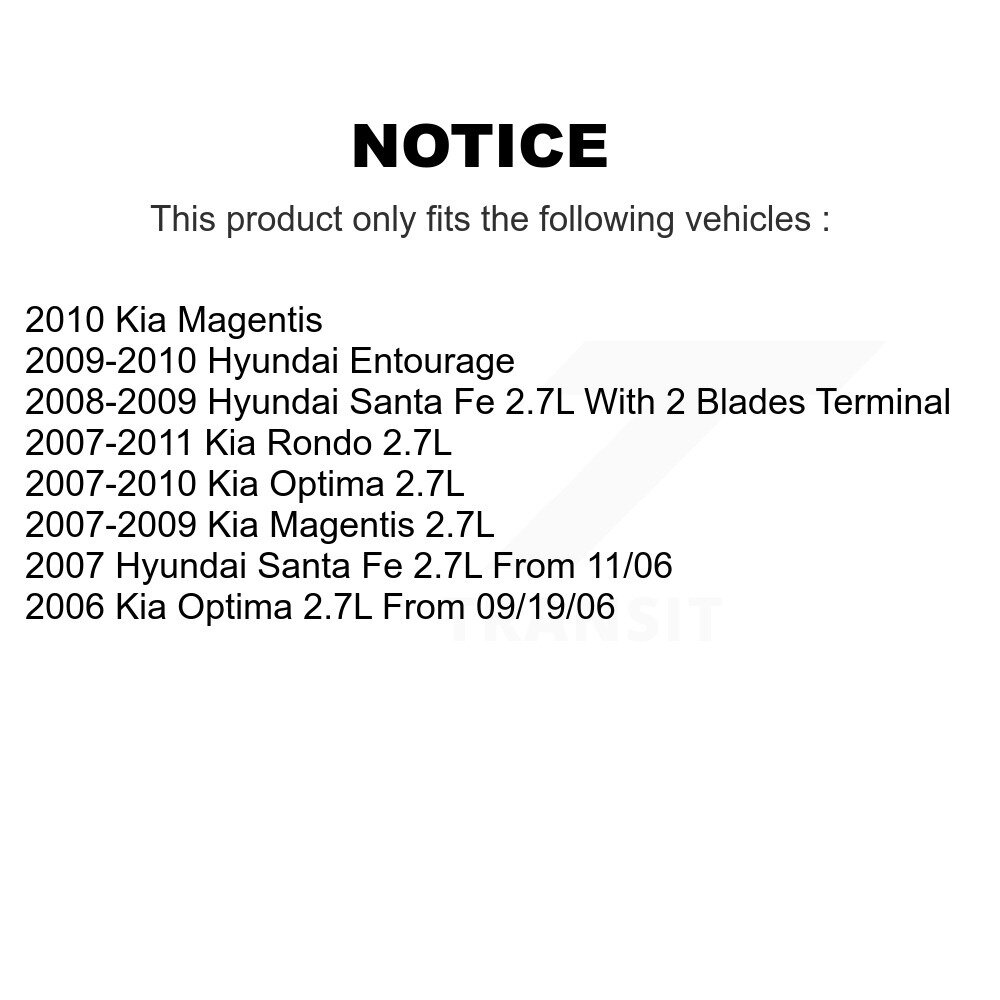 [N/A] Coil d'allumage pour Hyundai Santa Fe Kia Rondo Optima Entourage Magentis MPS-MF558