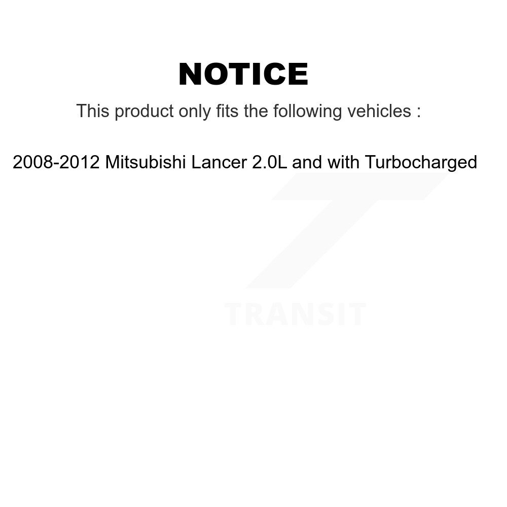 [N/A] Coil d'allumage pour 2008-2012 Mitsubishi Lancer 2.0L avec MPS-MF599 turbocompressé