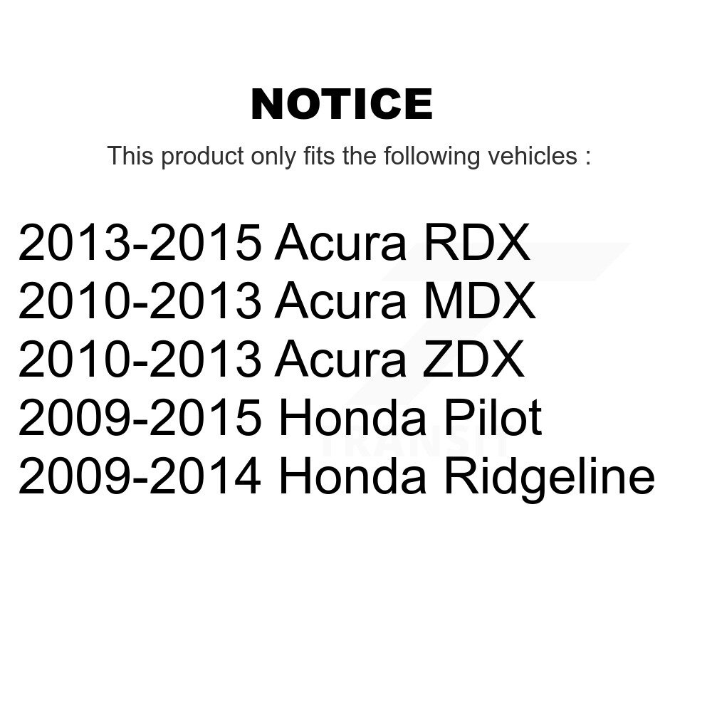 [N/A] Bobine d'aluminium pour Honda Acura Pilot RDX MDX Ridgeline ZDX MPS-MF624
