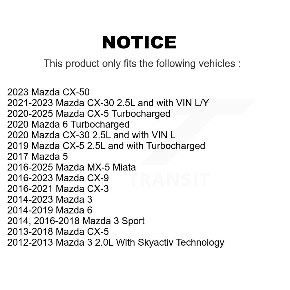 [N/A] Coil d'allumage pour Mazda 3 CX-5 CX-3 CX-9 6 Sport 5 MX-5 Miata MPS-MF656