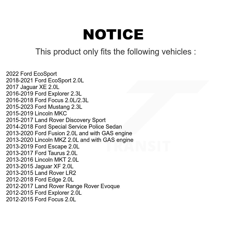 [N/A] Bobine d'allumage pour Ford Escape Focus Edge Fusion Explorer Mustang EcoSport Land