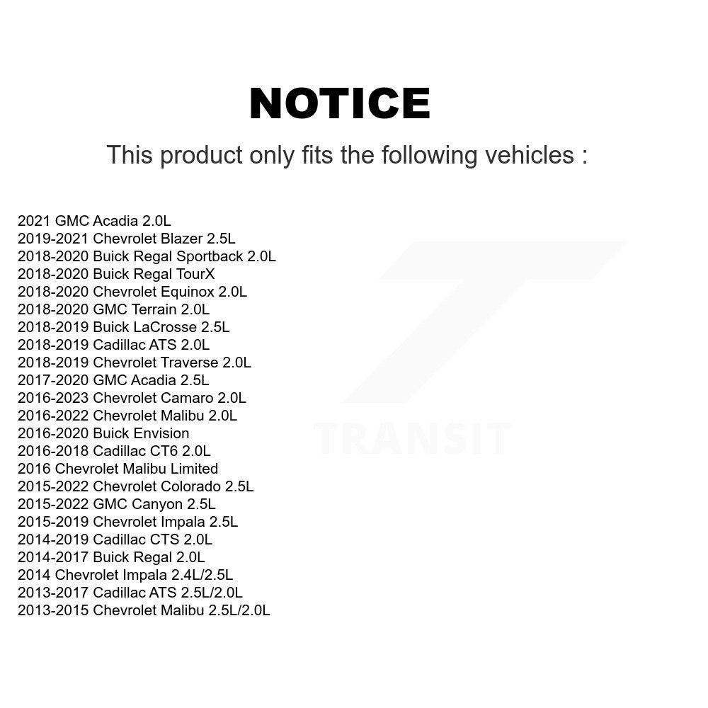 [N/A] Bobine d'allumage pour Chevrolet Equinox GMC Malibu Colorado Canyon Buick Cadillac