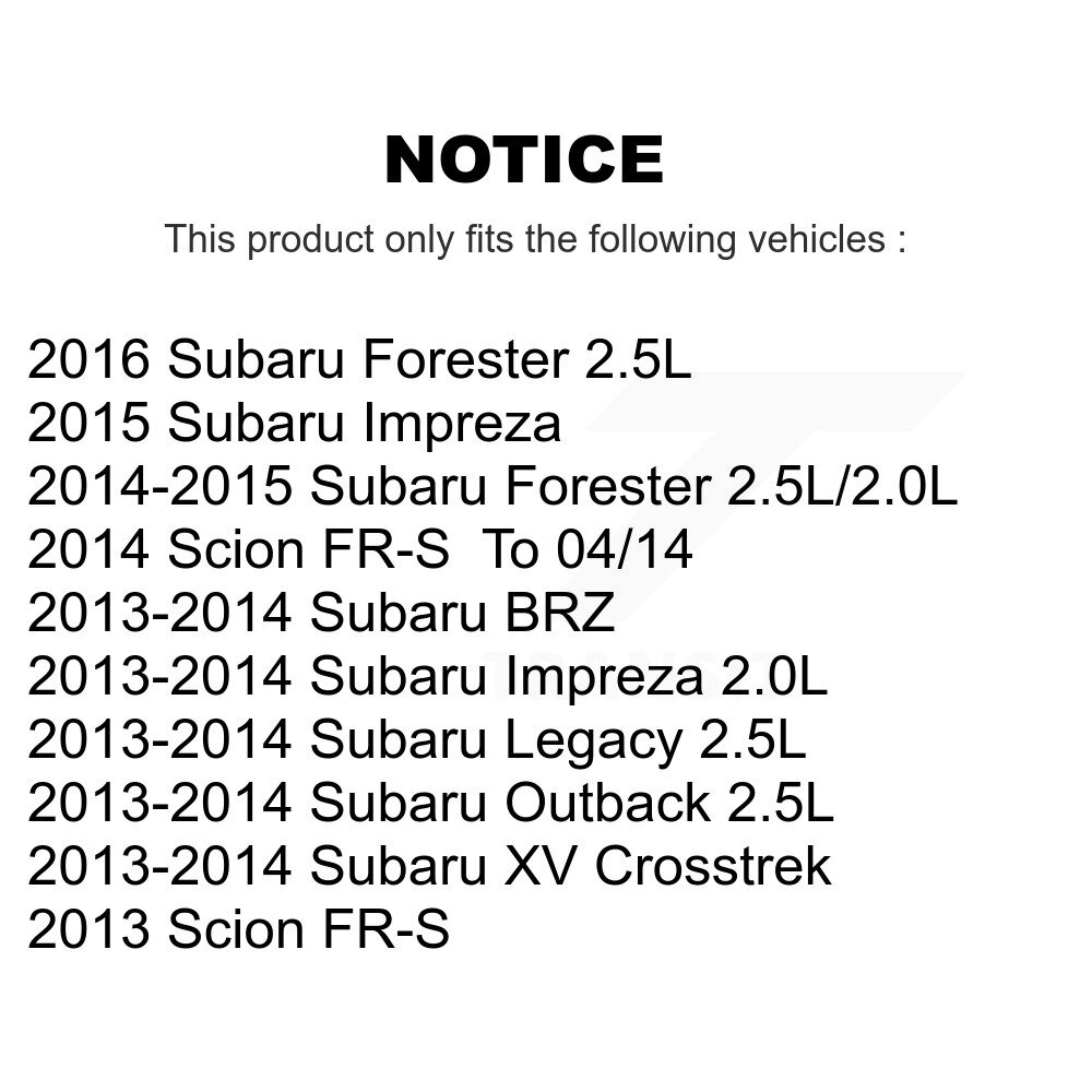 [N/A] Coil d'allumage pour la forêtuse Subaru Impreza XV Crosstrek Outback Héritage Scion FR-S