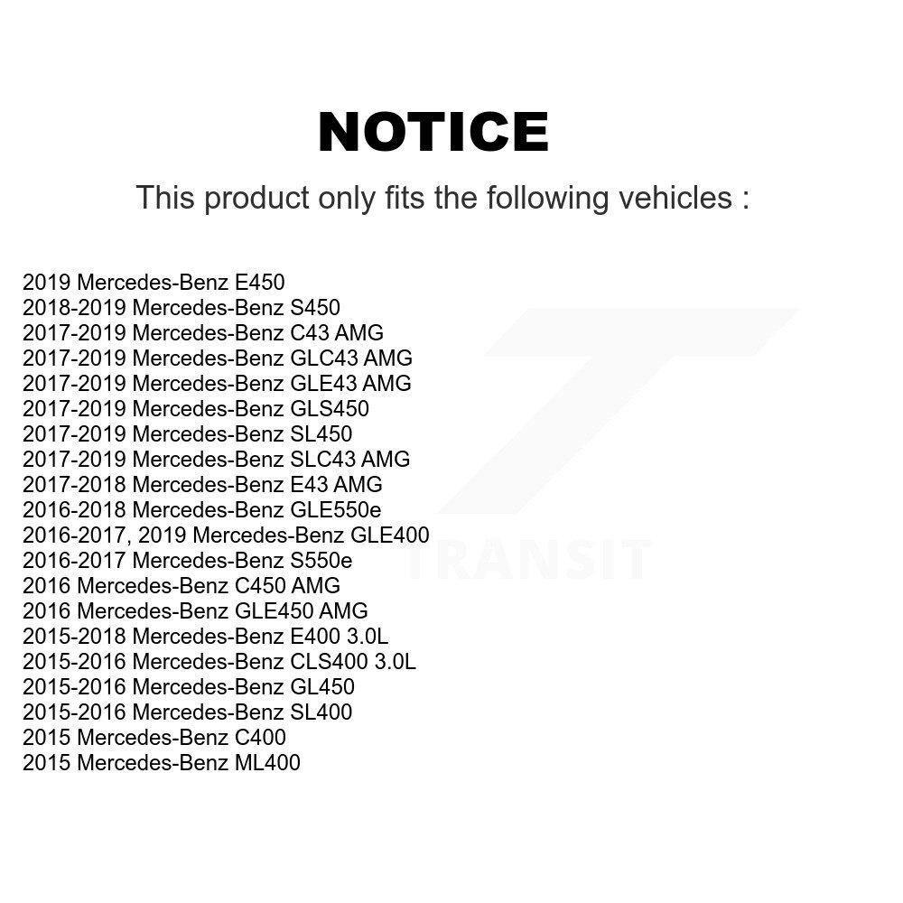 [N/A] Bobine d'allumage pour Mercedes-Benz C43 AMG E400 GLC43 GLE43 GLE400 C400 GLS450 C450